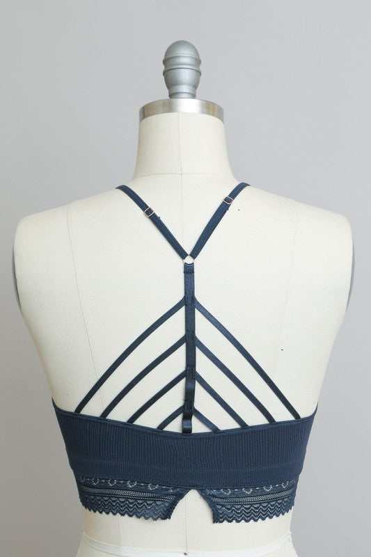 Lee Crochet Lace Trim Bralette