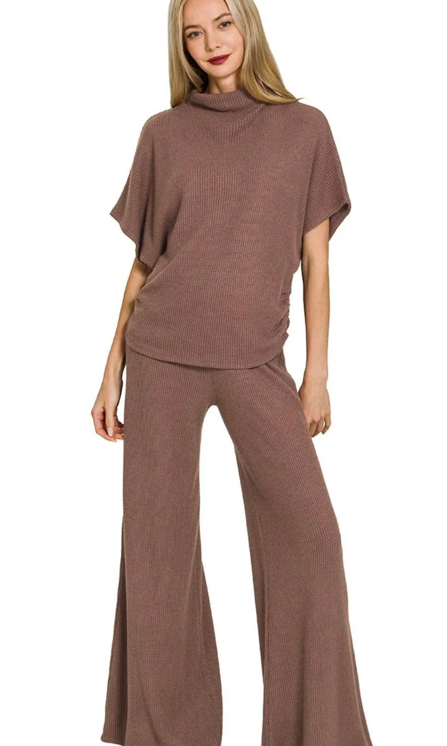 Sweater Mock Neck Top & Pants Set – Hippies & Cowboys Boutique