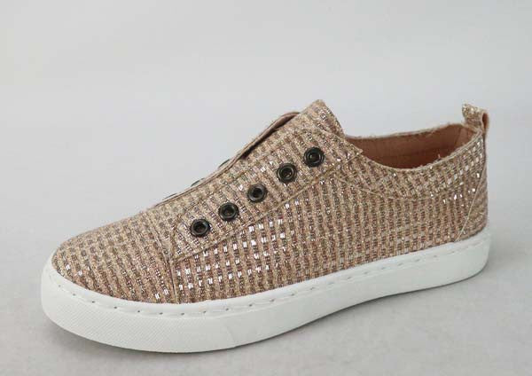 Rose Gold Slip Ons
