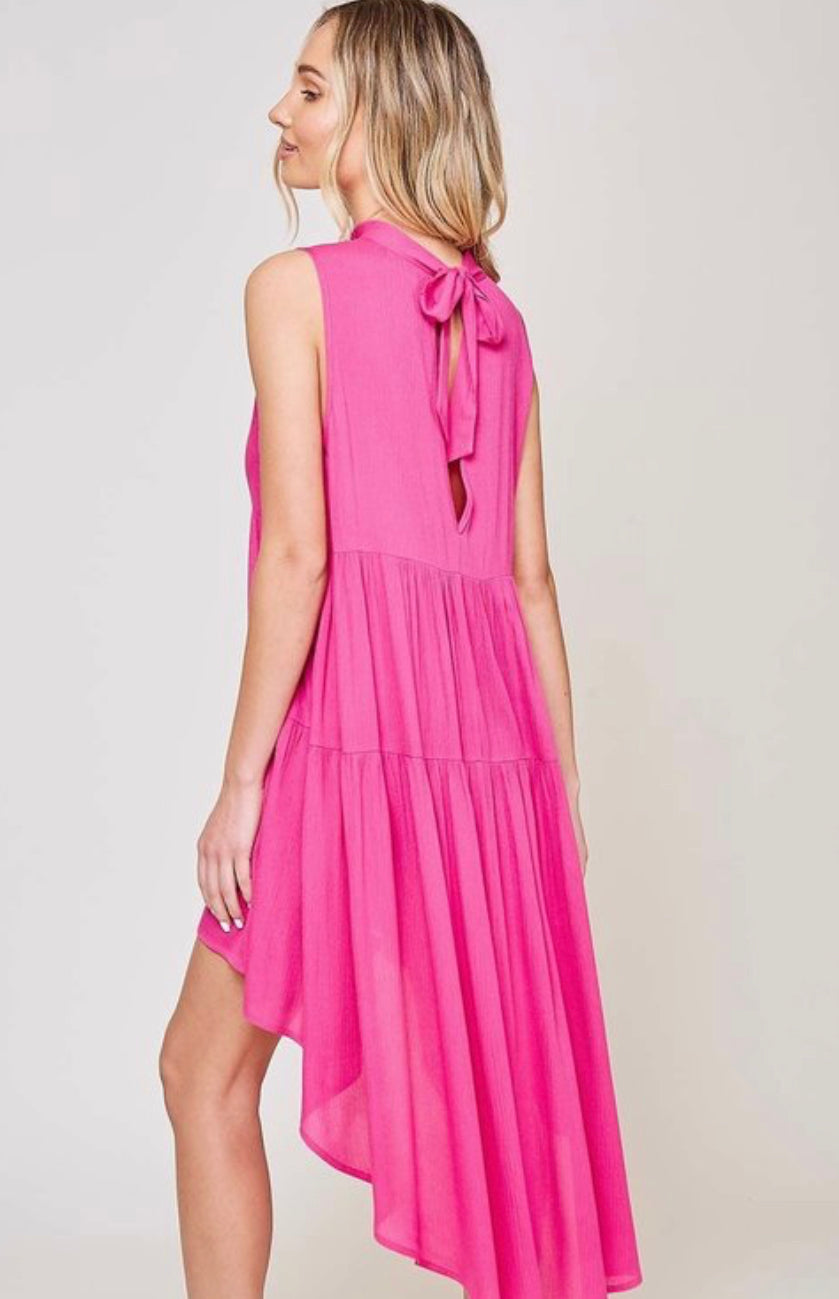 Bright Pink Hi/Low Top