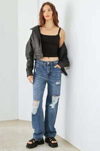 Hammer Distressed High Waist Jeans