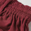Corduroy Drawstring Waist Pleated Straight Leg Pants