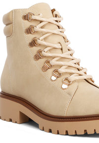 Soft Leather Combat Boots