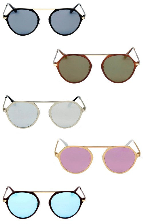 OG Round Mirrored Sunglasses