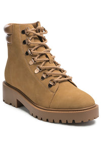 Soft Leather Combat Boots