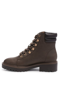 Soft Leather Combat Boots