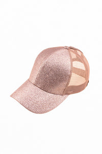 CC Glitter Trucker Ponytail Cap