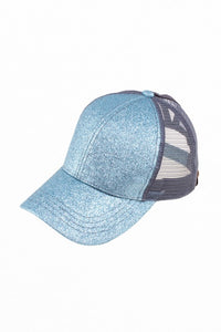 CC Glitter Trucker Ponytail Cap