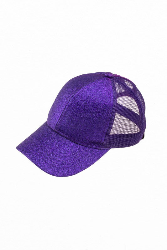 CC Glitter Trucker Ponytail Cap