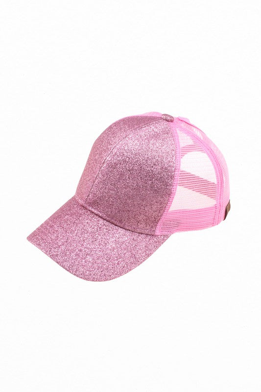 CC Glitter Trucker Ponytail Cap