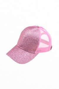 CC Glitter Trucker Ponytail Cap