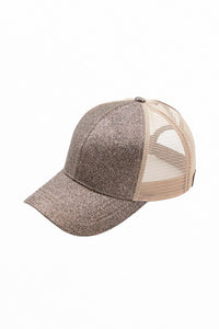 CC Glitter Trucker Ponytail Cap