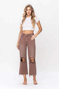 90S Vintage Cropped Flare