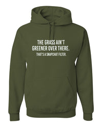 The Grass Ain't Greener Over There Graphic Hoodie