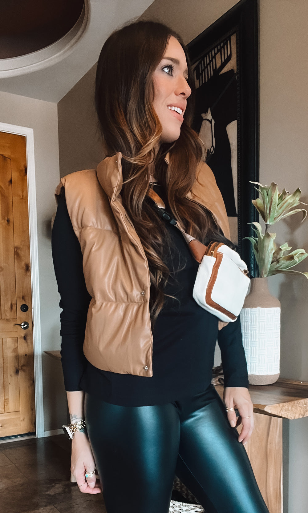 Vegan Leather Puffer Vest – Hippies & Cowboys Boutique