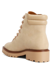 Soft Leather Combat Boots