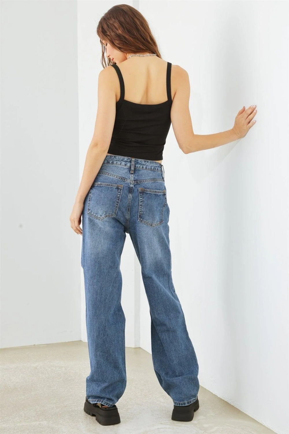 Hammer Distressed High Waist Jeans