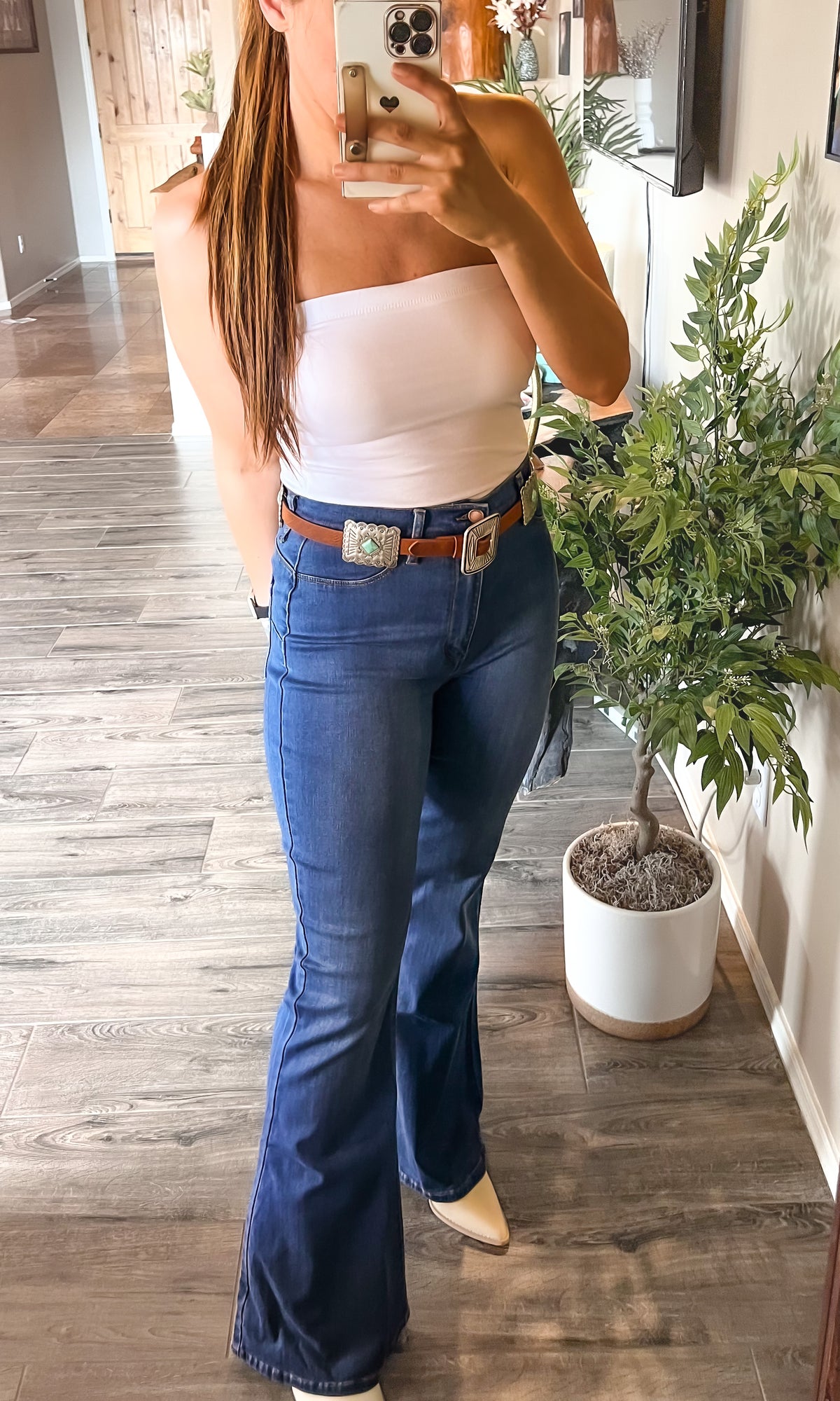 Booty Lifting Tummy Control Flare Jeans