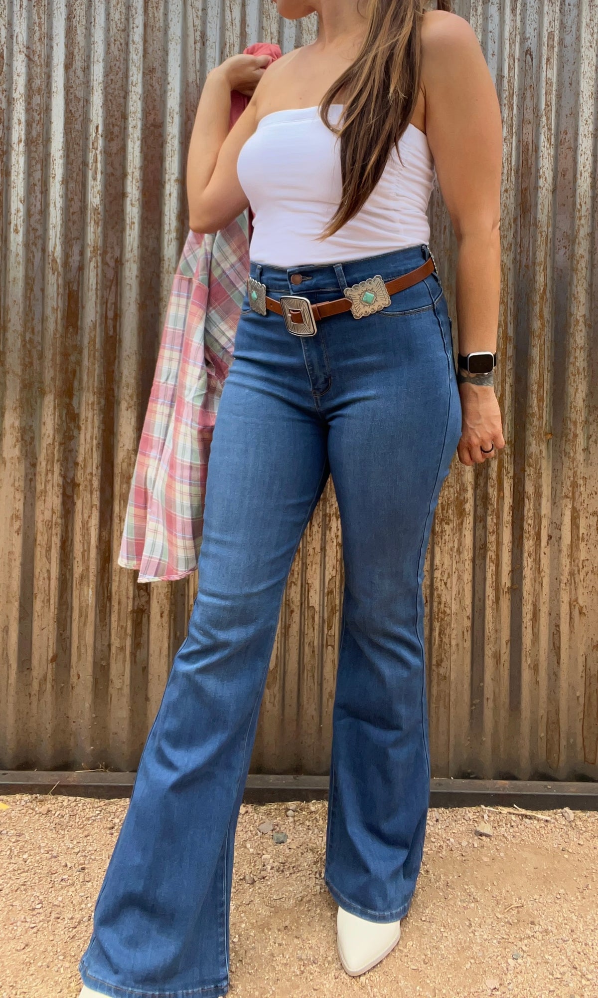 bell bottom jeans for plus size｜TikTok Search