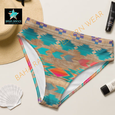 Ready To Ship Yeehaw Southwest Aztec Bikini Bottom Size MEDIUM OR LARGE