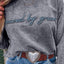 SAVED BY GRACE Embroidered Mineral Wash Sweatshirt