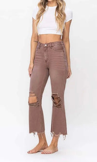 90S Vintage Cropped Flare