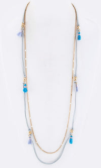 Stationed Tassels Layer Necklace