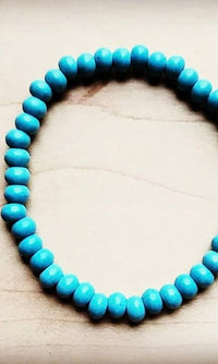 Bracelet Bar-Blue Turquoise Stackable Bracelet