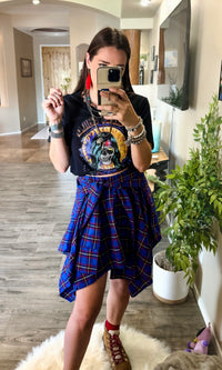 Flannel Tie Skirt