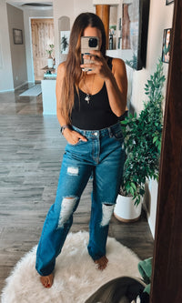 Hammer Distressed High Waist Jeans