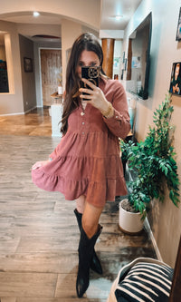 Out West Corduroy Dress