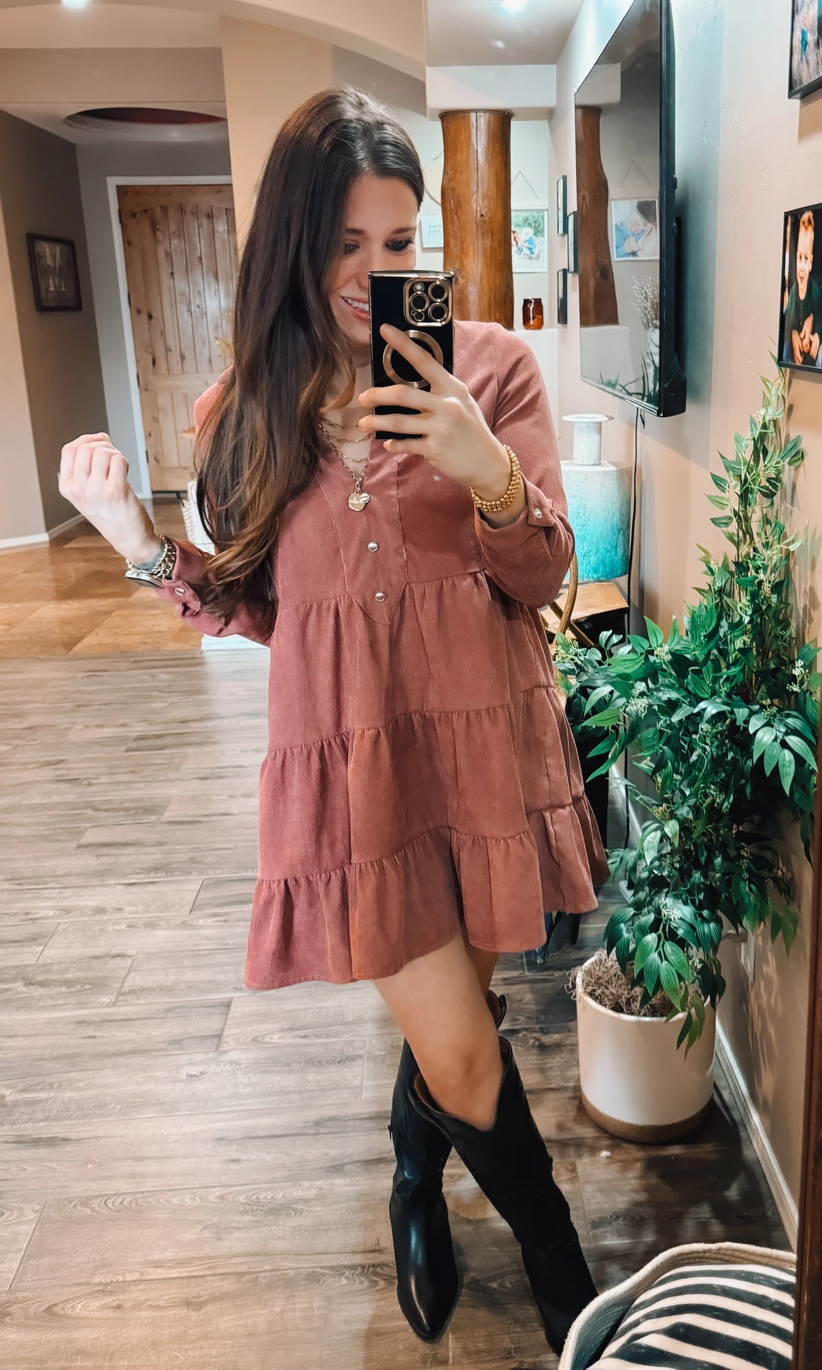 Out West Corduroy Dress