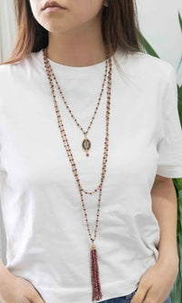 Angelia Layered Bead Necklace