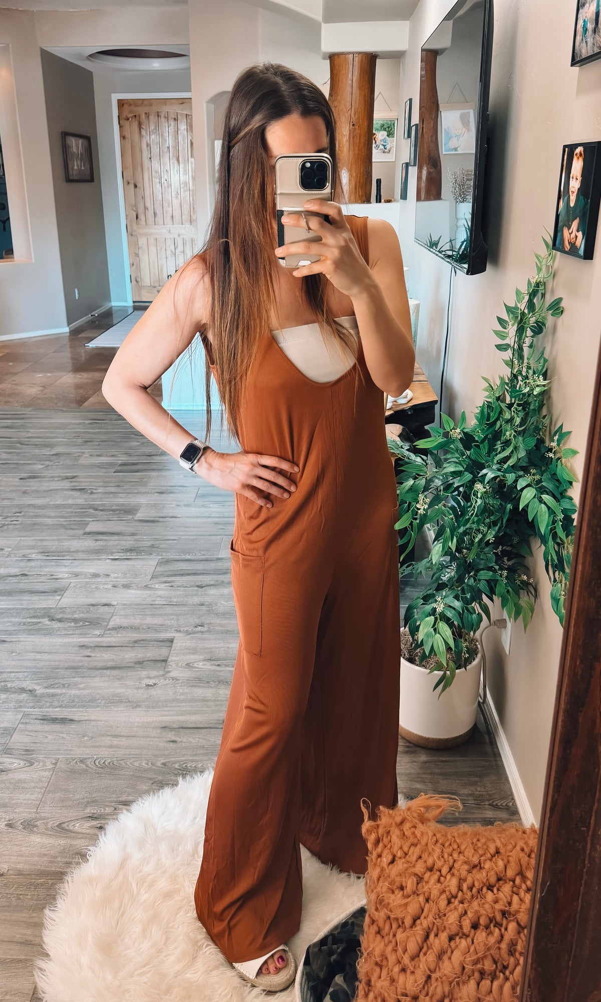 Eva Wide Leg Jumpsuit with Pockets