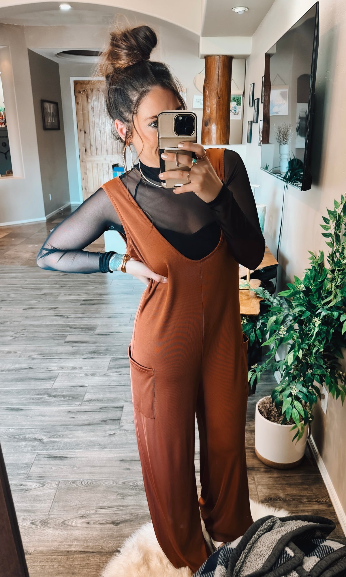 Eva Wide Leg Jumpsuit with Pockets