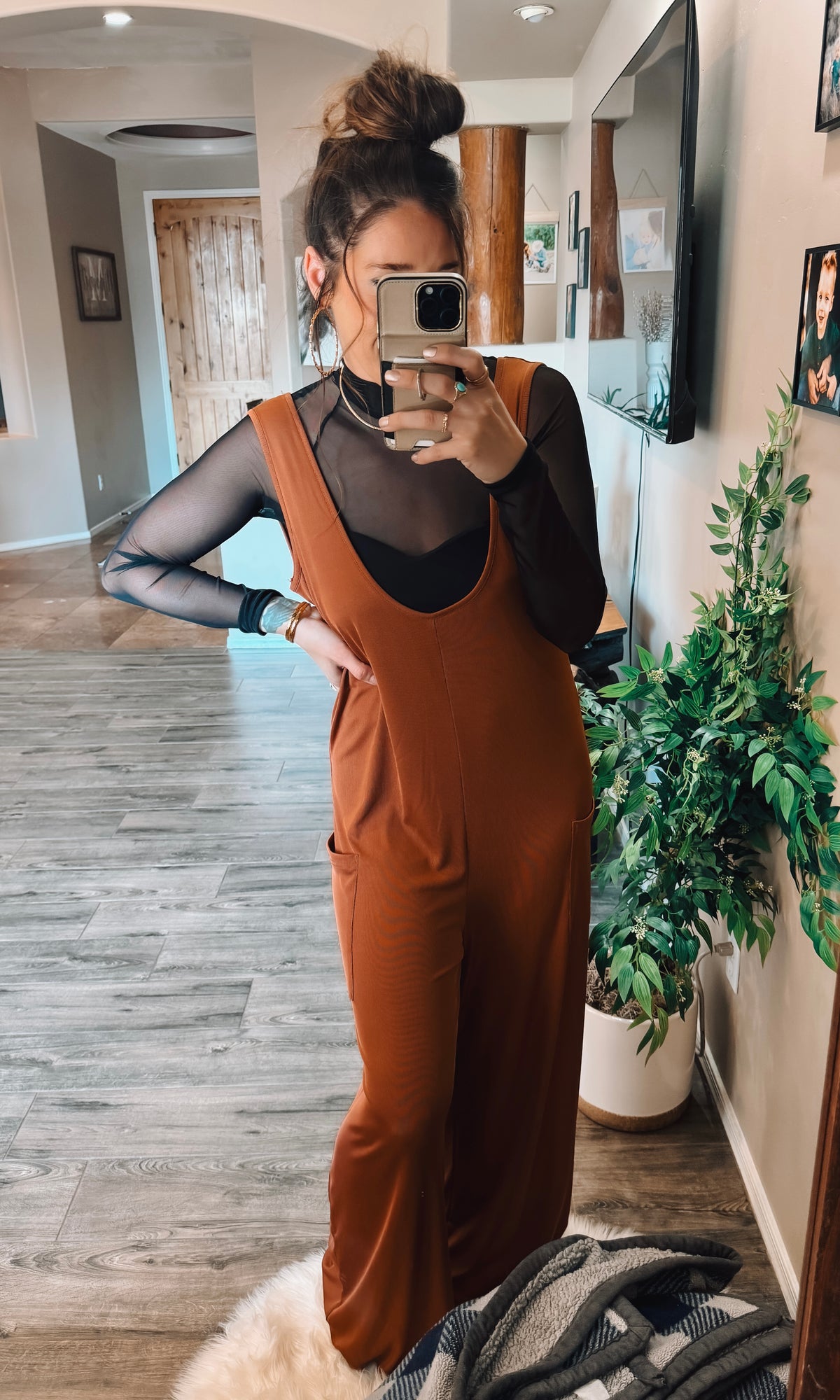 Eva Wide Leg Jumpsuit with Pockets