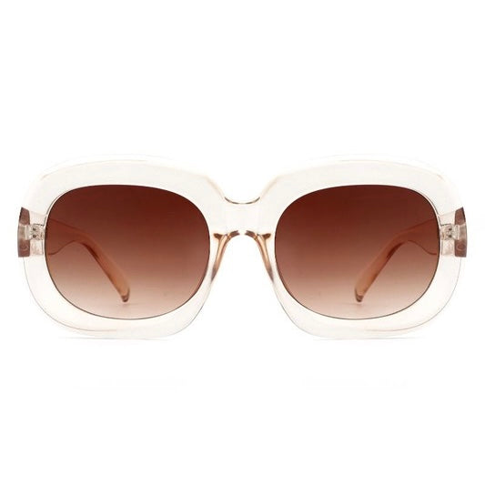 Round Oversize Oval Retro Fashion Sunglasses