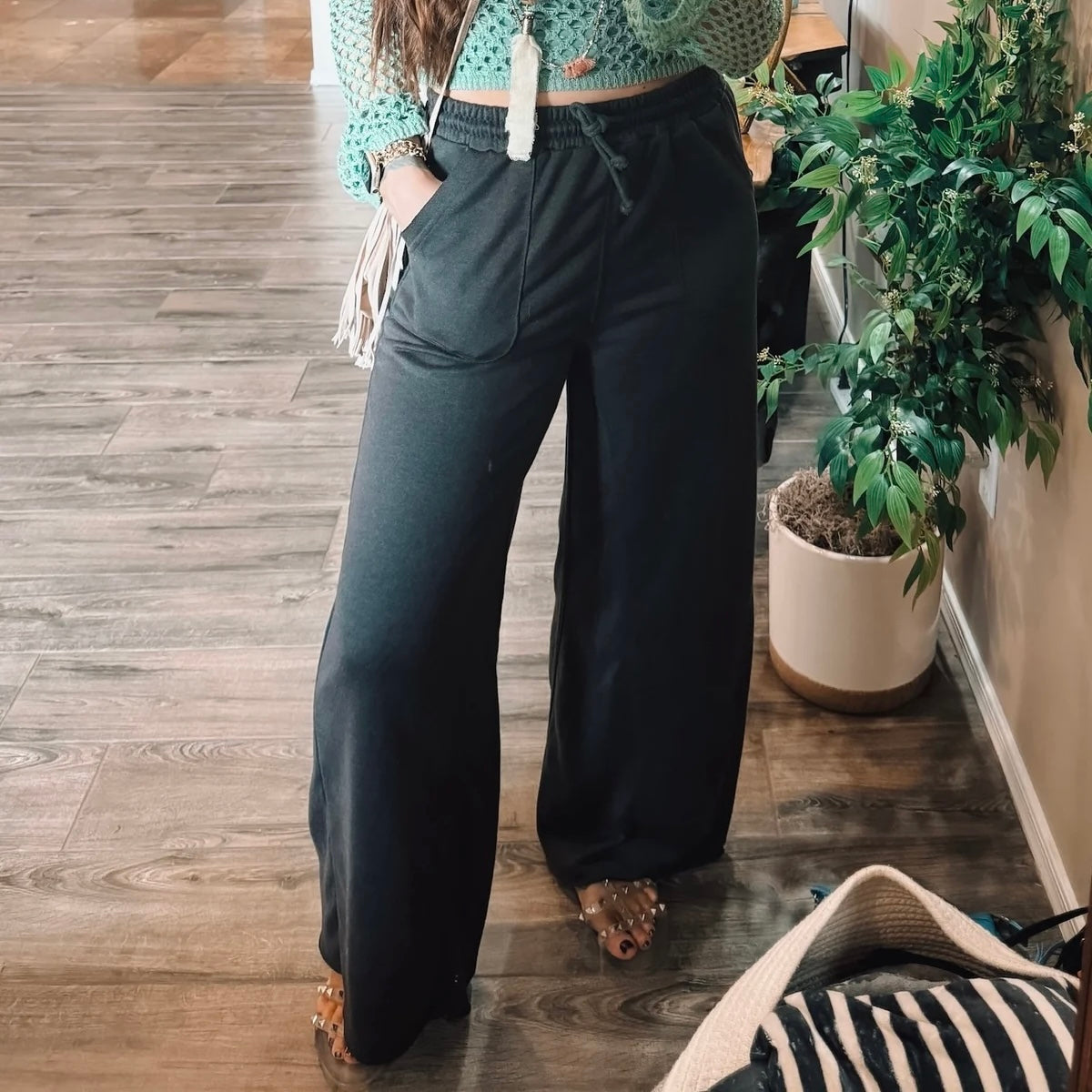 Block Party Wide Leg Pants