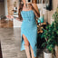 Karissa Cutout Slit Denim Dress