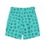 Baha Ranch Yeehaw Turquoise Cattle Brands Men's Swim Trunks