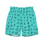 Baha Ranch Yeehaw Turquoise Cattle Brands Men's Swim Trunks