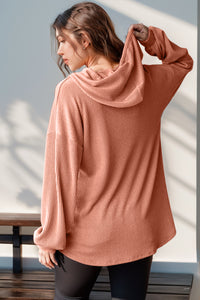 Honey Button Long Sleeve Hoodie