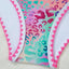 Fluorescent Leopard High Waist Bikini Swim Set