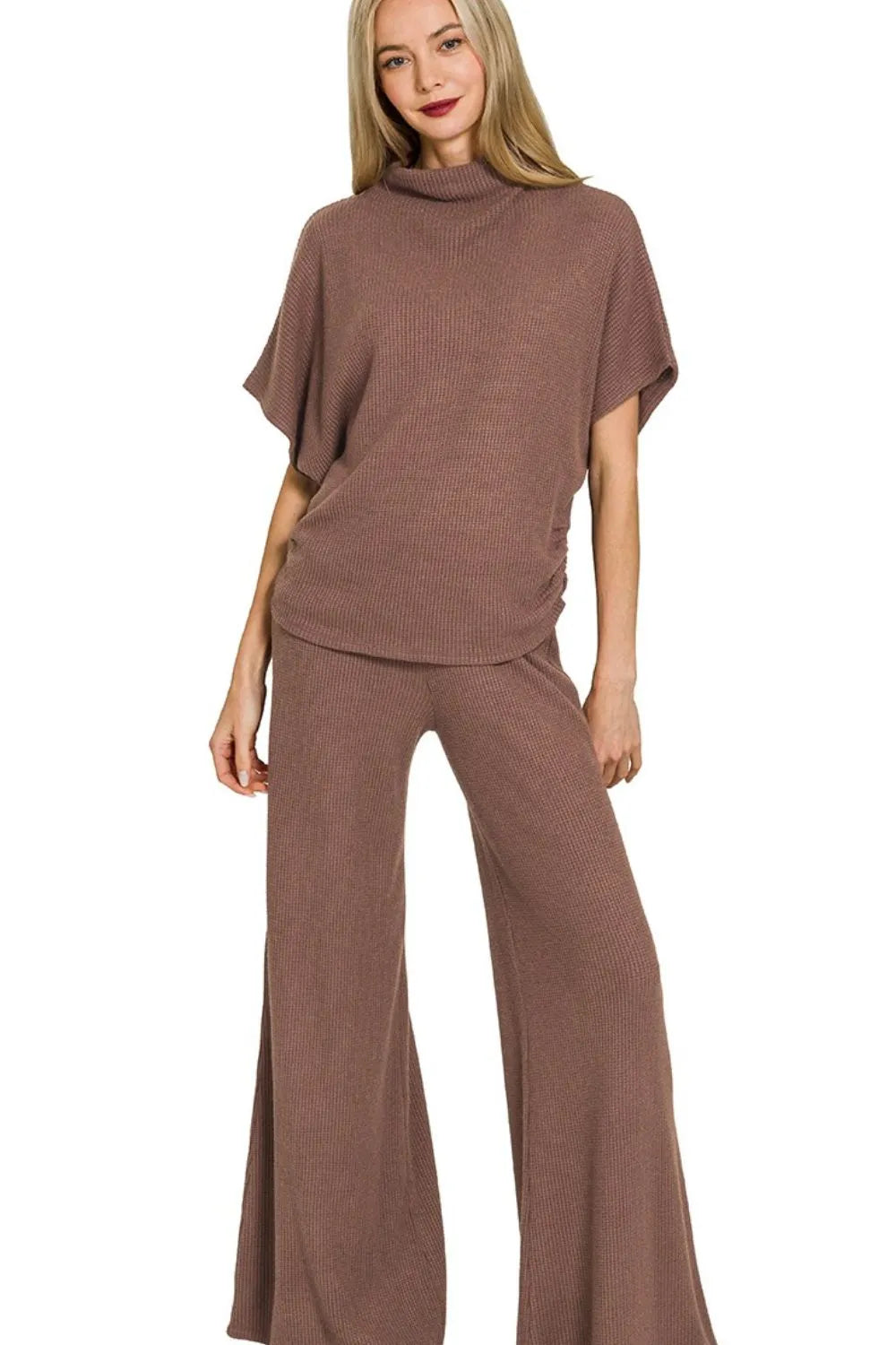 Sweater Mock Neck Top & Pants Set – Hippies & Cowboys Boutique