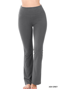 Fold Over Yoga Flare Pants