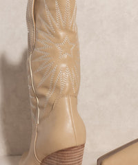 Emersyn - Starburst Embroidery Boots