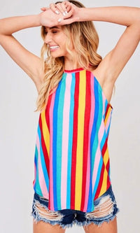 Striped Halter